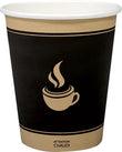 Morning Dew - 8oz Hot Paper Cups - Ebony Print - H8TE