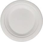 Eco-Craze - 9" Round Bagasse Lunch Plates
